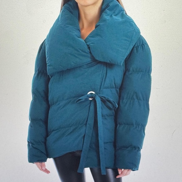 Avec Les Filles down puffer winter coat - Picture 4 of 4